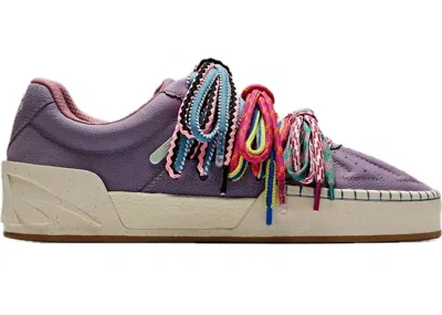 Pre-owned Anta Men's  Kai Hélà Artist On Court Sneakers In Purple/gum
