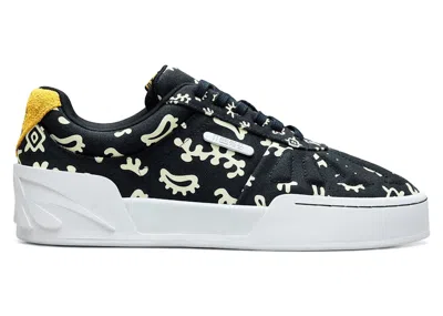 Pre-owned Anta Men's  Kai Hélà Style Groundwork Sneakers In Black/yellow In Multi