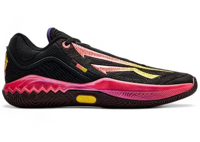 Pre-owned Anta Men's  Kai Speed 2 Flame Sneakers In Black/pink/yellow In Multi