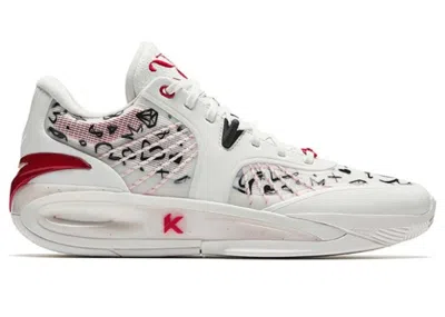 Pre-owned Anta Men's  Klay Thompson Kt10 Sneakers In White/red/black