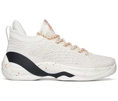 Pre-owned Anta Men's  Klay Thompson Kt7 Low Easter Sneakers In White/orange/black
