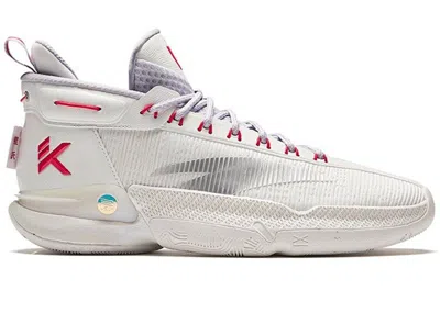 Pre-owned Anta Men's  Klay Thompson Kt9 New Year Sneakers In White/red