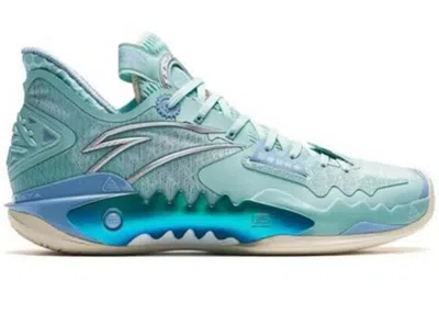 Pre-owned Anta Men's  Shock Wave 5 Decomposition Sneakers In Cyan/blue
