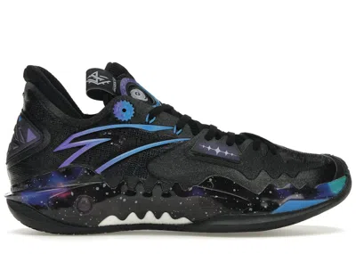 Pre-owned Anta Men's  Shock Wave 5 Kyrie Irving Dark Matter Sneakers In Black/blue/purple