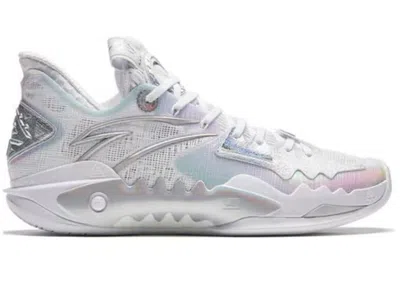 Pre-owned Anta Men's  Shock Wave 5 Kyrie Irving Inheritance Sneakers In White/grey In Gray