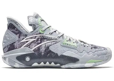 Pre-owned Anta Men's  Shock Wave 5 Kyrie Irving Wakeup Sneakers In Grey/green