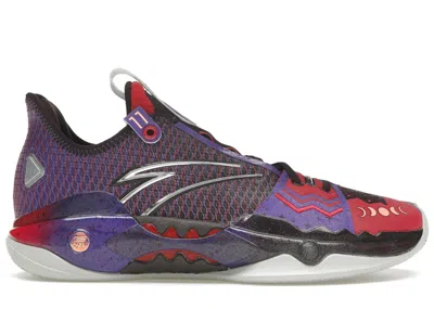 Pre-owned Anta Men's  Shock Wave 5 Pro Kyrie Irving Moon Sneakers In Purple/maroon In Multi