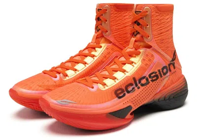 Pre-owned Anta Men's  Sneakerverse Sv Eclosion Type 1 Sneakers In Orange/black In Multi