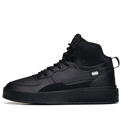 Anta Mid Top Skateboarding Shoes 'black'