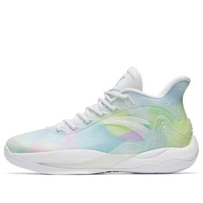 Anta Mountain Klay Thompson Basketball Shoes 'blue Green' In White