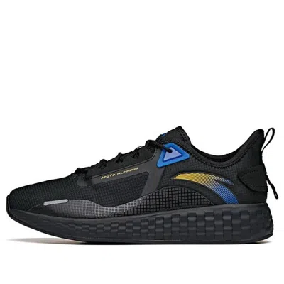 Anta Run Collection 'black Blue Gold'