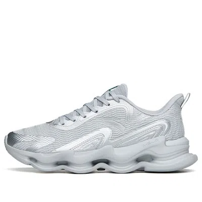 Anta Run Collection 'silver Grey' In Gray