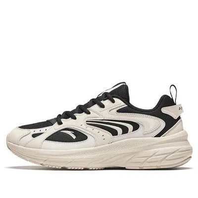 Anta Running Series Sneakers 'beige Black' In Neutral