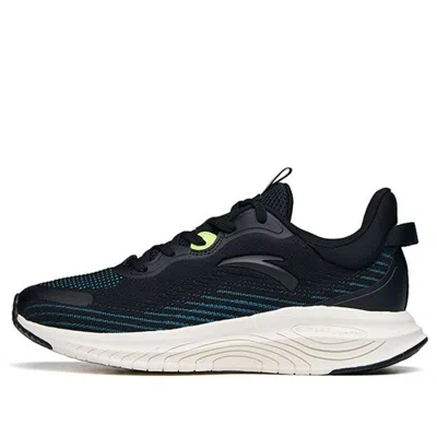 Anta Running Series Sneakers 'black Blue Stripes Green'
