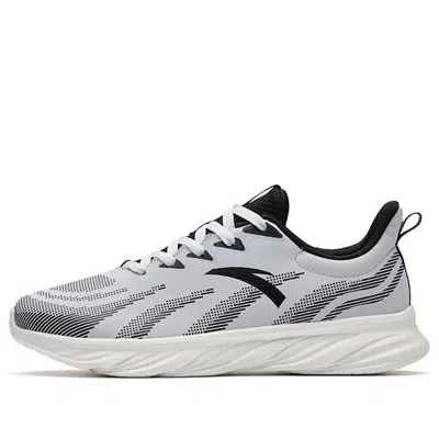 Anta Running Series Sneakers 'grey Black White' In Multi