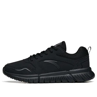 Anta Running Series Sneakers Leather 'all Black'