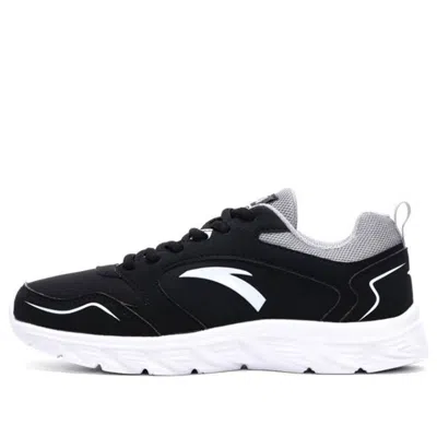Anta Running Series Sneakers Leather 'black Grey White'