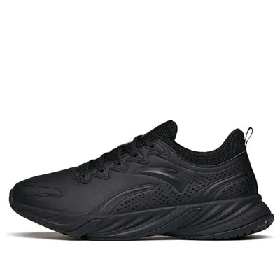 Anta Running Series Sneakers Leather 'black' In Multi