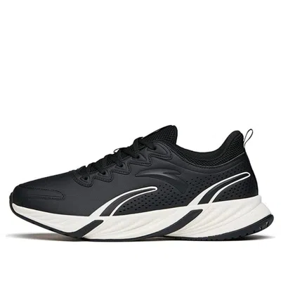 Anta Running Series Sneakers Leather 'midnight Black'