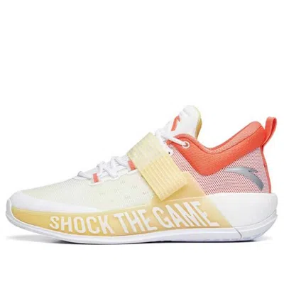 Anta Shock The Game 4 Low 'white Yellow Orange'