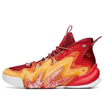 Anta Shock Wave 2 'red Yellow' In Orange