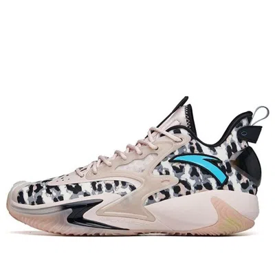 Anta Shock Wave 3 Pro 'light Brown Leopard Print'