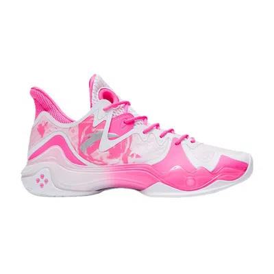 Pre-owned Anta Shock Wave 4 'white Phosphor' In Pink