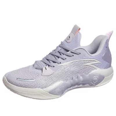 Anta Shock Wave 5 Team V2 'purple Grey' In Gray