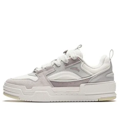 Anta Skateboarding Series Sneakers 'white Purple Grey' In Gray