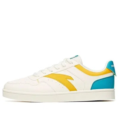 Anta Skateboarding Shoes 'white Yellow Blue' In Multi