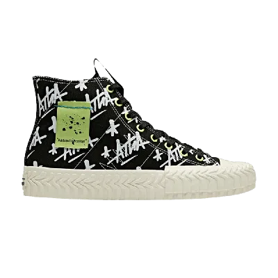 Pre-owned Anta Stash X Canvas High 'graffiti - Addicted To Brooklyn' In Black