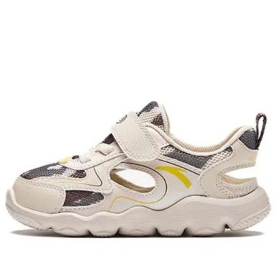 Anta (td)  Baby Walking Sandals 'beige Grey Yellow' In Multi