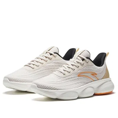 Anta Urban Running Series Sneakers 'white Beige Orange' In Neutral