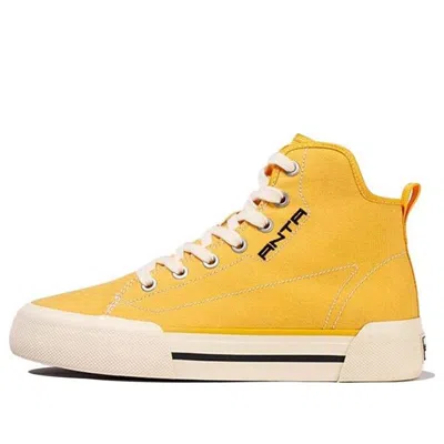 Anta (wmns)  High Top Canvas Shoes 'yellow Beige'