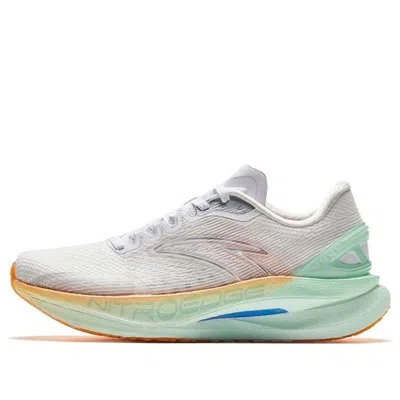 Anta (wmns)  Running Series Sneakers 'white Green Yellow' In Blue