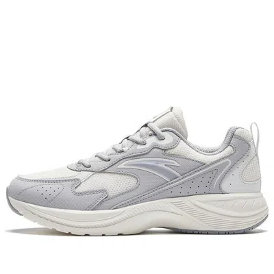 Anta (wmns)  Running Series Sneakers 'white Grey' In Gray