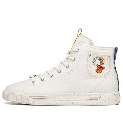 Anta (wmns)  X Snoopy Skateboarding Series Sneakers High 'white'