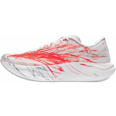 Anta Zone 2 90 Running Shoes In White/red/silver