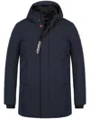Antartica Charles Hooded Jacket In Blue