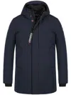 Antartica Charles Hooded Jacket In Blue