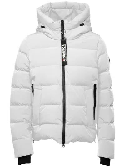 Antartica Ginny Hooded Puffer Jacket In Multi