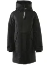 Antartica Hanna Hooded Parka In Black