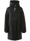 Antartica Hanna Hooded Parka In Black
