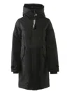 Antartica Hanna Hooded Parka In Black