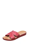 Antelope Alex Slide Sandal In Fuchsia