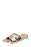 Antelope Alex Slide Sandal In Gold
