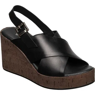 Antelope Aly Wedge Platform Sandal In Black