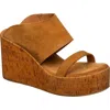 Antelope Aurora Platform Wedge Sandal In Orange