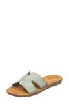 Antelope Bliss Corner Slide Sandal In Grey