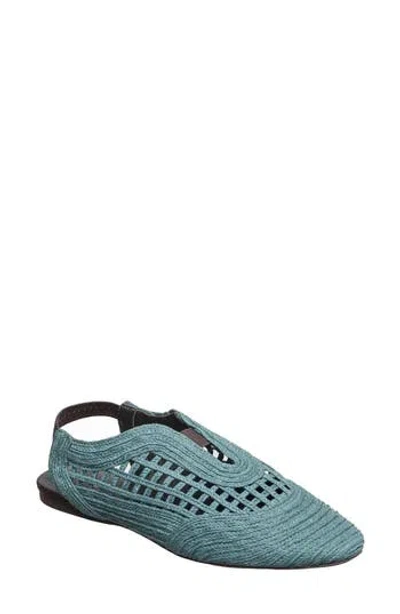 Antelope Daisy Slingback Flat In Blue